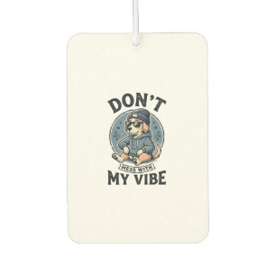 Désodorisant Pour Voiture Conception de T-Shirt Vector Vintage Vibe de Chien