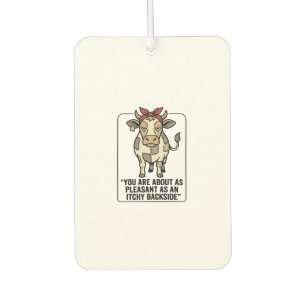 Désodorisant Pour Voiture Conception de T-Shirt vintage vache patchwork grin