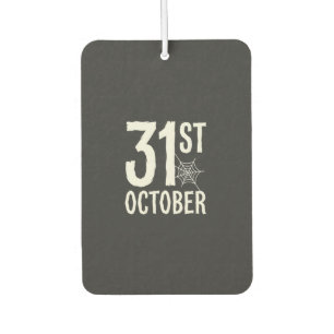Désodorisant Pour Voiture Conception de toile d'araignée Halloween 31 octobr