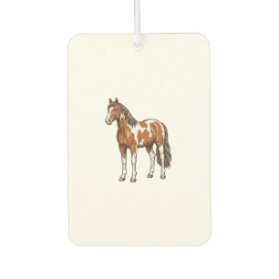 Désodorisant Pour Voiture Conception de vecteur de cheval Pinto gravé vintag