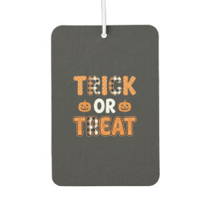 Désodorisant Pour Voiture Conception de vecteur de citrouille Halloween Tric