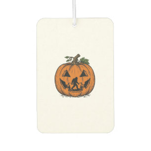 Désodorisant Pour Voiture Conception de vecteur de Halloween de citrouille d