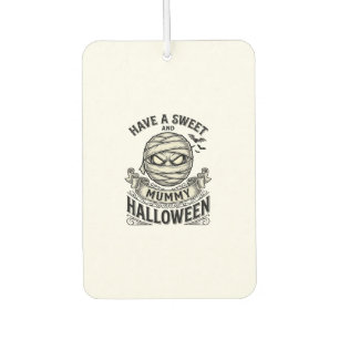 Désodorisant Pour Voiture Conception de vecteur vintage Halloween de maman d