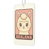 Désodorisant Pour Voiture Conception d'illustration de lama mignon (Gauche)