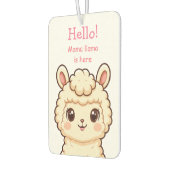 Désodorisant Pour Voiture Conception d'illustration de lama mignon (Gauche)