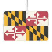 Désodorisant Pour Voiture Conception du drapeau de l'État du Maryland (Devant)