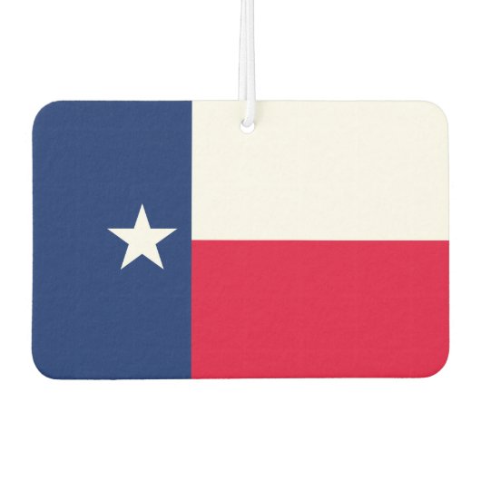 Désodorisant Pour Voiture Conception du drapeau de l'État du Texas (Devant)