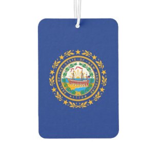 Désodorisant Pour Voiture Conception du drapeau d'état du New Hampshire