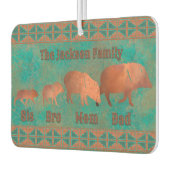 Désodorisant Pour Voiture Conception entièrement personnalisable de la famil (Gauche)