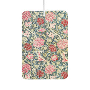 Désodorisant Pour Voiture Conception florale de fleur vintage William Morris