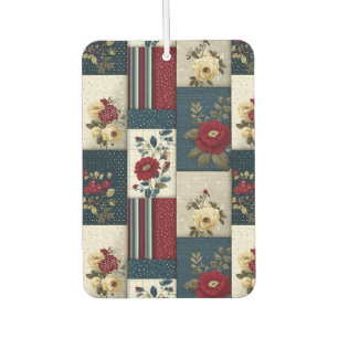Désodorisant Pour Voiture Conception florale et géométrique rustique