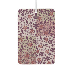Désodorisant Pour Voiture Conception florale vintage – couverture botanique