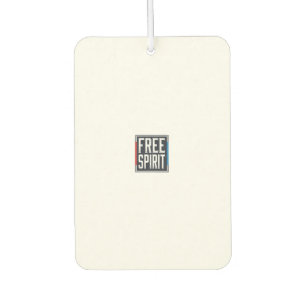 Désodorisant Pour Voiture Conception Graphique Boîte Esprit Libre Patriotiqu