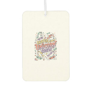 Désodorisant Pour Voiture Conception Licorne Skateur Licorne Whimsy Zazzle