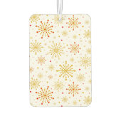 Désodorisant Pour Voiture Conception rétro atomique du milieu du siècle (Dos)