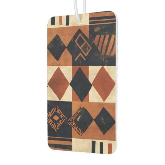 Désodorisant Pour Voiture Conception verticale avec éléments africains (Gauche)