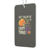Désodorisant Pour Voiture Conceptions de chat de sorcière d'Halloween de cho (Gauche)