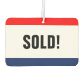 Désodorisant Pour Voiture Concessionnaire automobile Promotion vendue person (Dos)