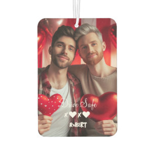 Désodorisant Pour Voiture Conduire en toute sécurité Gay Couple Love   Photo