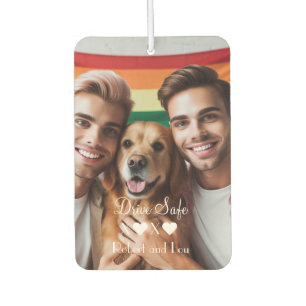 Désodorisant Pour Voiture Conduire en toute sécurité Gay Couple Love   Photo