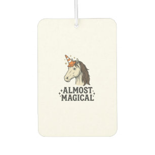 Désodorisant Pour Voiture Cône de licorne presque magique T-Shir graphique v