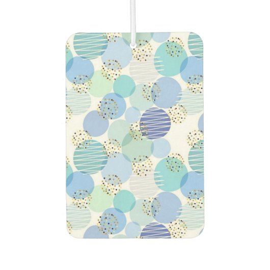 Désodorisant Pour Voiture Confetti bleu (Devant)