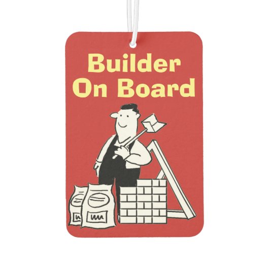 Désodorisant Pour Voiture Constructeur à bord Van Builder (Dos)