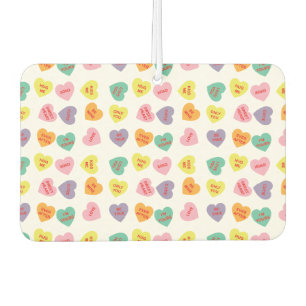 Désodorisant Pour Voiture Conversation Candy Hearts Car Air Freshener