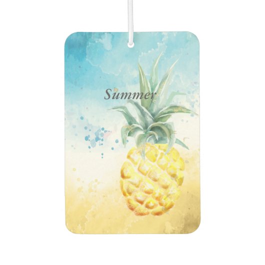 Désodorisant Pour Voiture Cool Ananas été (Devant)