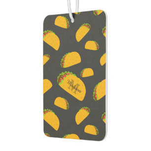 Désodorisant Pour Voiture Cool et amusant yummy taco motif Monogramme