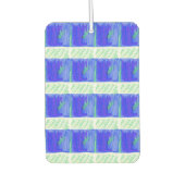 Désodorisant Pour Voiture Coolest Nautical Blue Abstract (Devant)