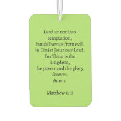 Désodorisant Pour Voiture Coptic Cross (Dos)