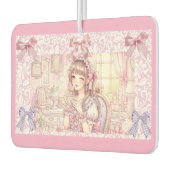 Désodorisant Pour Voiture Coquette Tea Time – Pastel Ribbon  (Gauche)