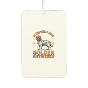 Désodorisant Pour Voiture Costume de chien Citrouille de Halloween pour Retr
