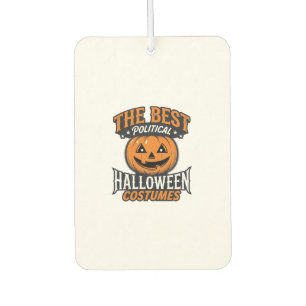 Désodorisant Pour Voiture Costume de Halloween politique Citrouille Vintage