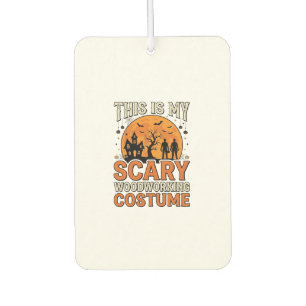 Désodorisant Pour Voiture Costume de menuiserie effrayant Halloween Design V