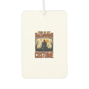 Désodorisant Pour Voiture Costume Halloween Maison Hantée Vintage T-Shirt De