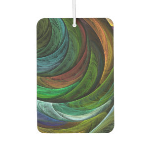 Désodorisant Pour Voiture Couleur Gloire Moderne Art Abstrait Motif Élégant