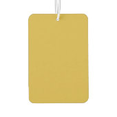 Désodorisant Pour Voiture Couleur Or & Bleu Monogramme Initial Professionnel (Dos)