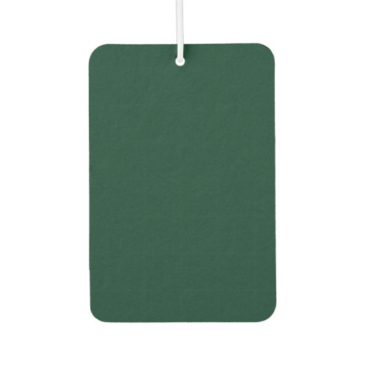 Désodorisant Pour Voiture Couleur solide vert foncé (Devant)