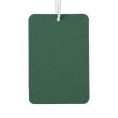 Désodorisant Pour Voiture Couleur solide vert foncé (Dos)