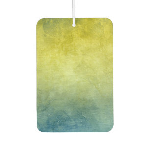 Désodorisant Pour Voiture Couleurs de Grunge - Jaune & Bleu