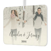 Désodorisant Pour Voiture Couple's Personalized Photo (Gauche)