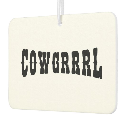 DÉSODORISANT POUR VOITURE COWGRRRL (Gauche)