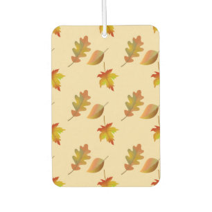 Désodorisant Pour Voiture Cozy autumn maple leaves oak leaves
