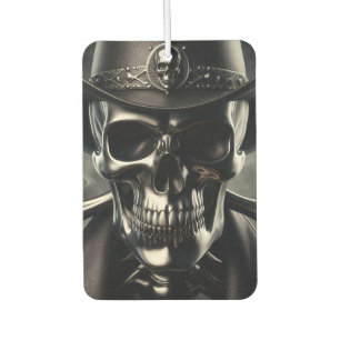 Désodorisant Pour Voiture Crâne métallique Cowboy Air Freshener