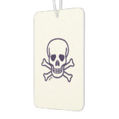 Désodorisant Pour Voiture Crâne n Bones blanc voiture air freshener (Gauche)
