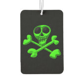 Désodorisant Pour Voiture crâne vert (Dos)