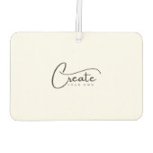 Désodorisant Pour Voiture Créez votre propre (Dos)