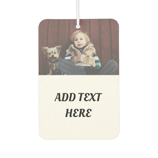 Désodorisant Pour Voiture Créez votre propre (Devant)